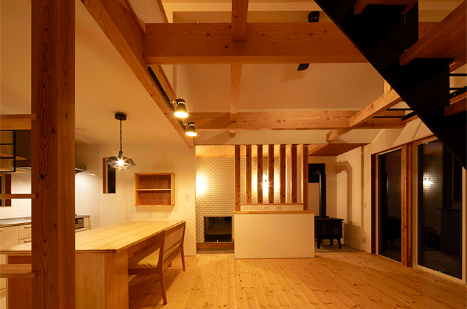 Project『有限会社小林設計所　弟ノ下事務所』事務室（インダストリアルな空間）